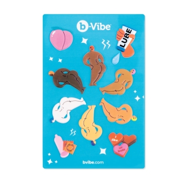 b-Vibe puffy sticker sheet two