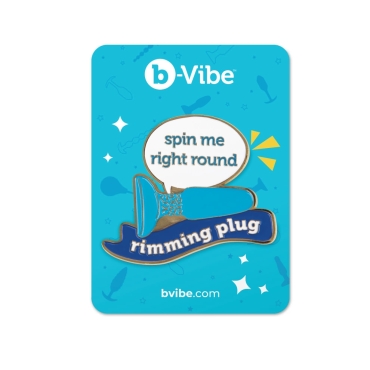 b-Vibe rimming plug enamel pin