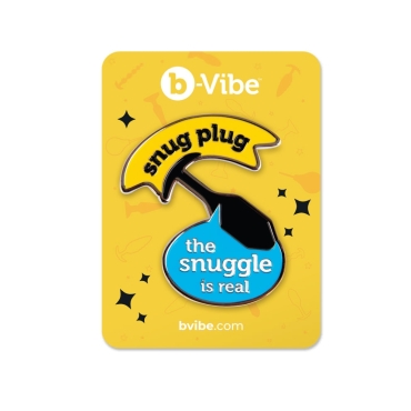 b-Vibe snug plug enamel pin
