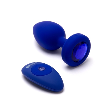 vibrating jewel plug -  l/xl