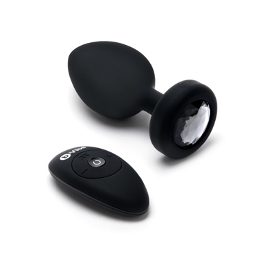 vibrating jewel plug -  xxl