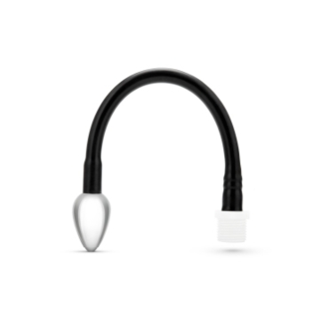 black anal douche 35mm length with 27mm ball