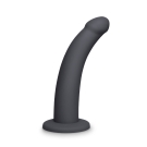 7 inch black silicone dildo