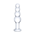 7.25” glass beaded butt plug