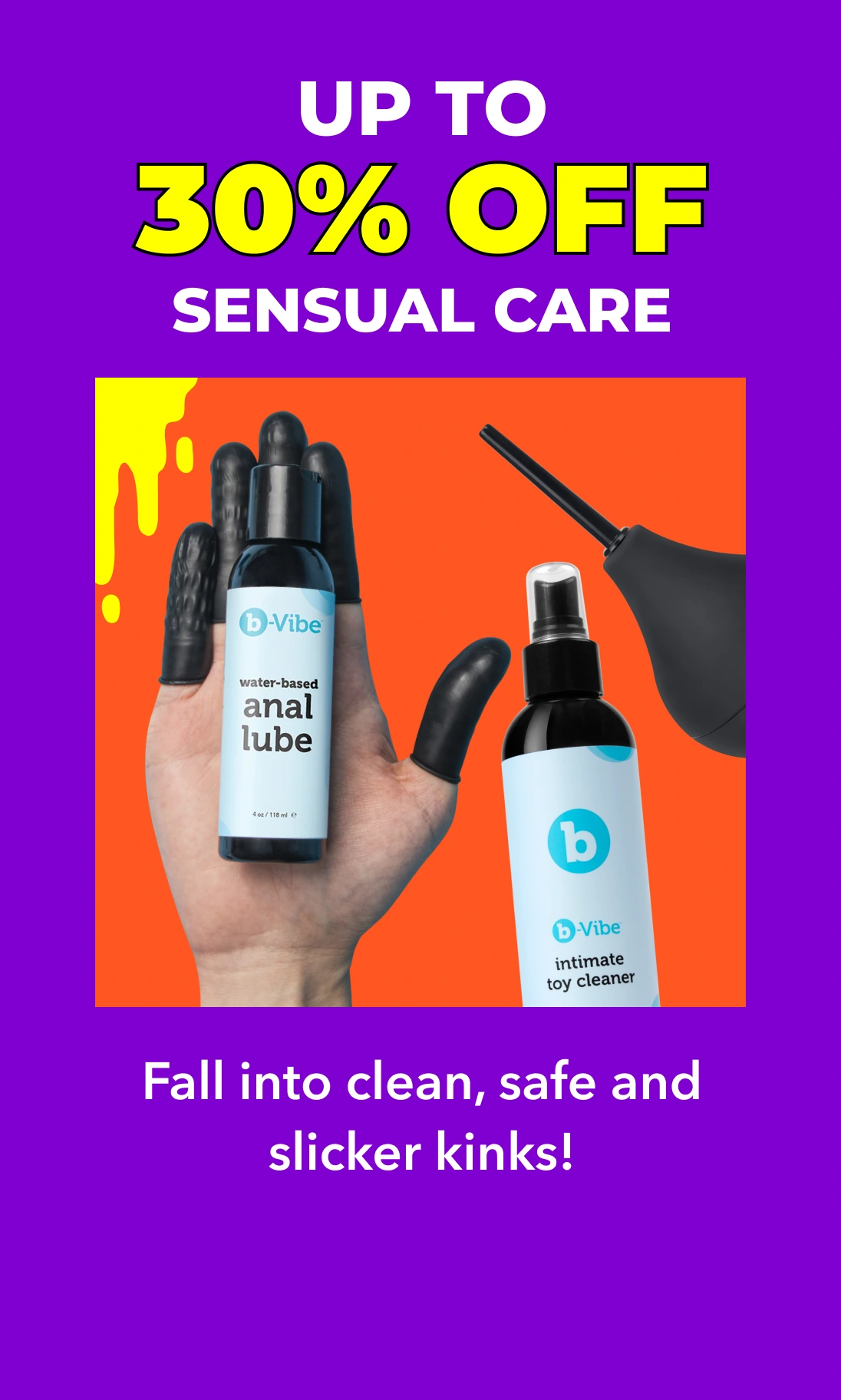 Up to 30% off sensual-care