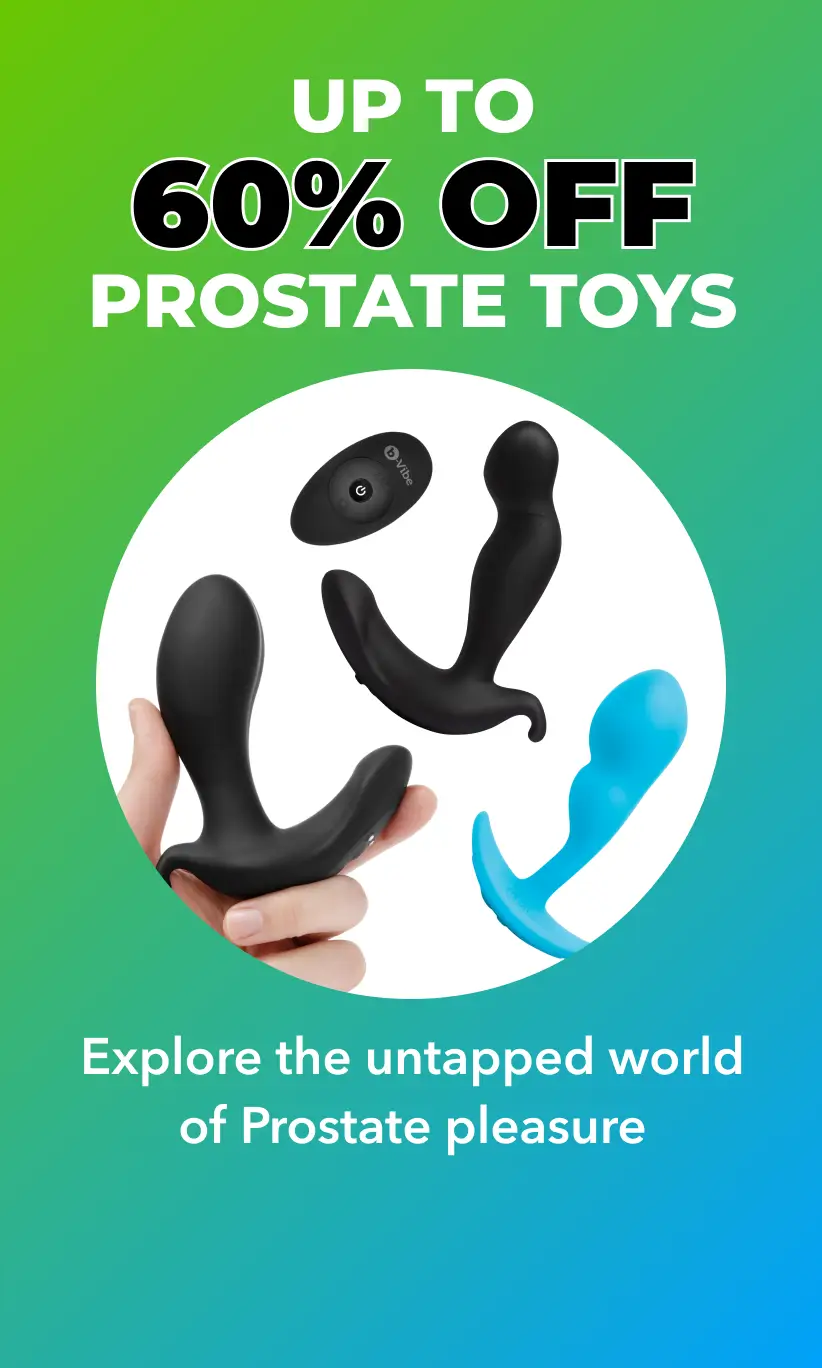 Up to 60% prostate toys