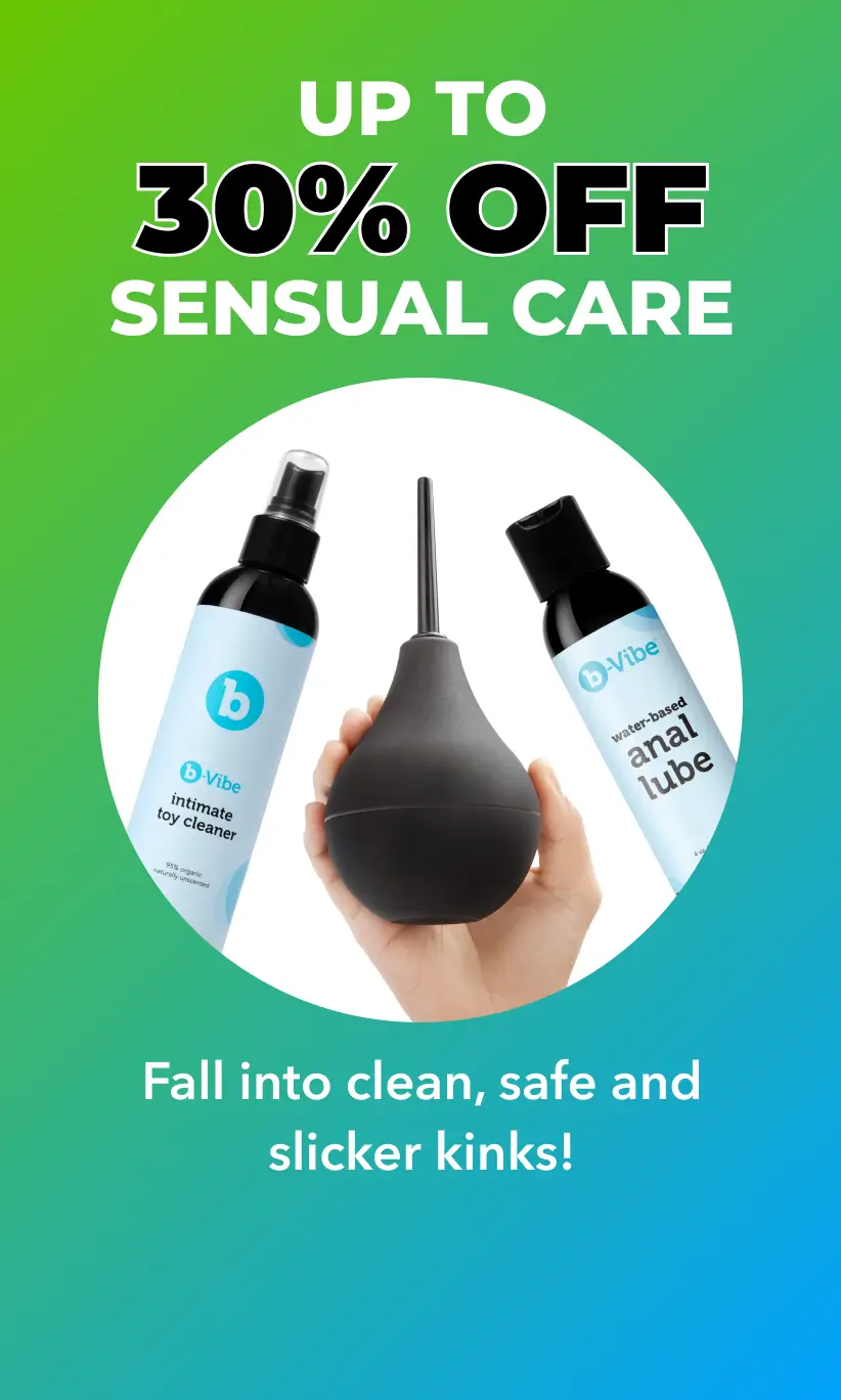 Up to 30% off sensual care