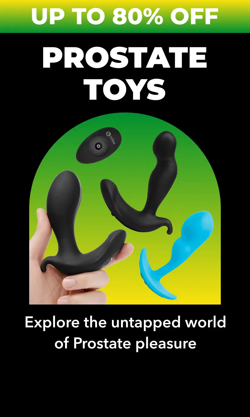 Up to 80% off prostate toys