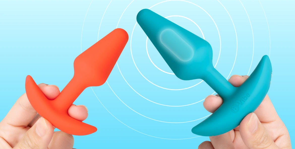 Small Silicone Plug & Vibrating Plug Combo