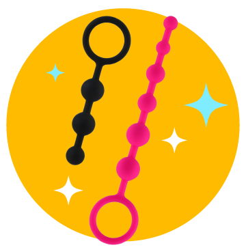 Non-Vibrating Anal Beads