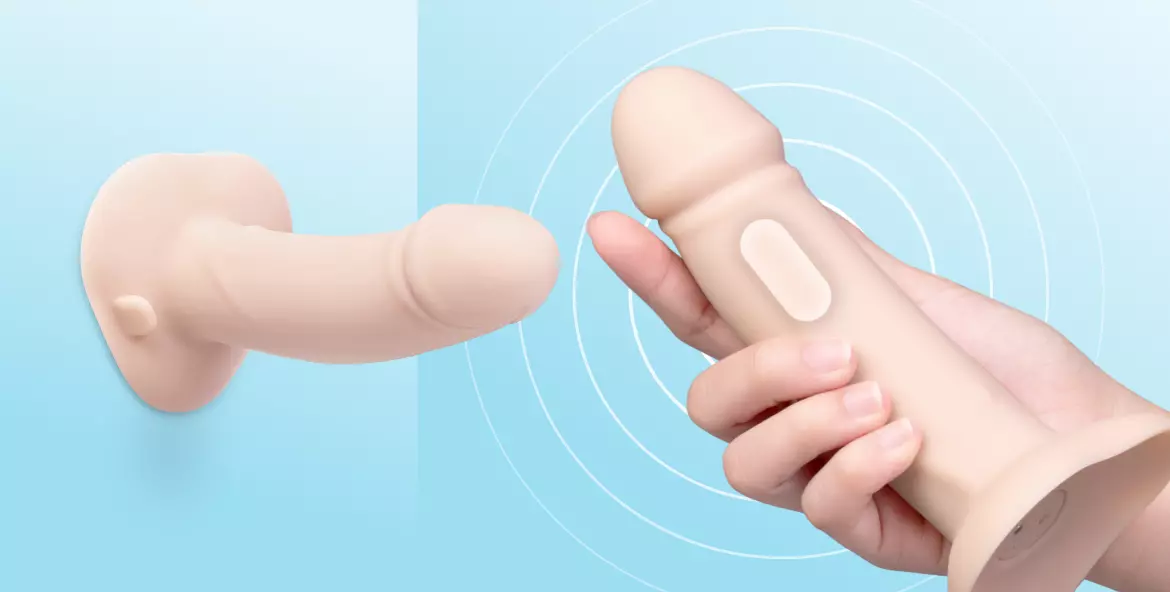 6.5 Vibrating Girthy Silicone Dildo