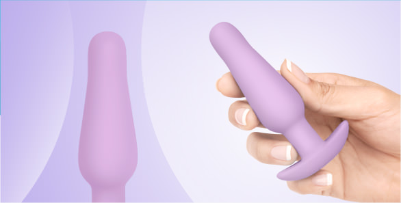 b-Vibe Purple Anal Training Education 5-Piece Complete Set