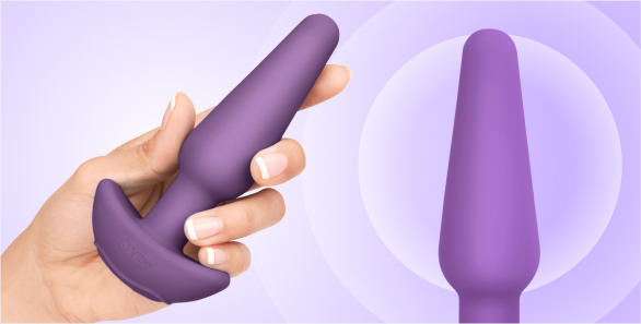 b-Vibe Purple Anal Training Education 5-Piece Complete Set