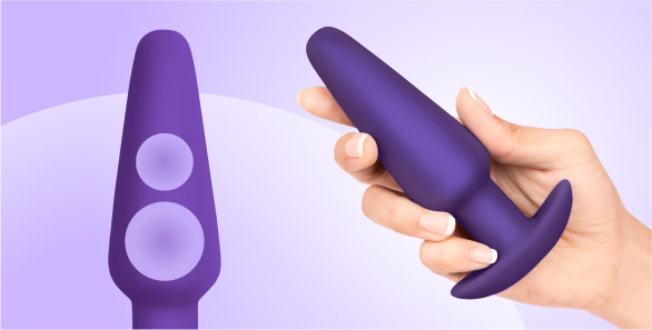 b-Vibe Purple Anal Training Education 5-Piece Complete Set