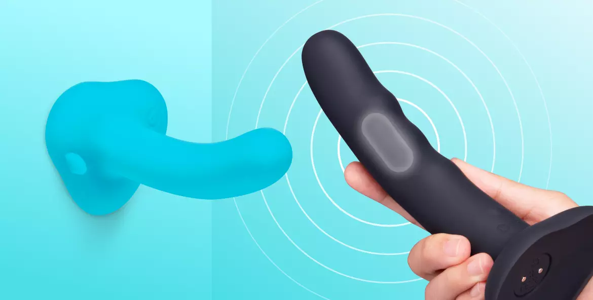 Vibrating & Non-Vibrating Silicone Dildo Set