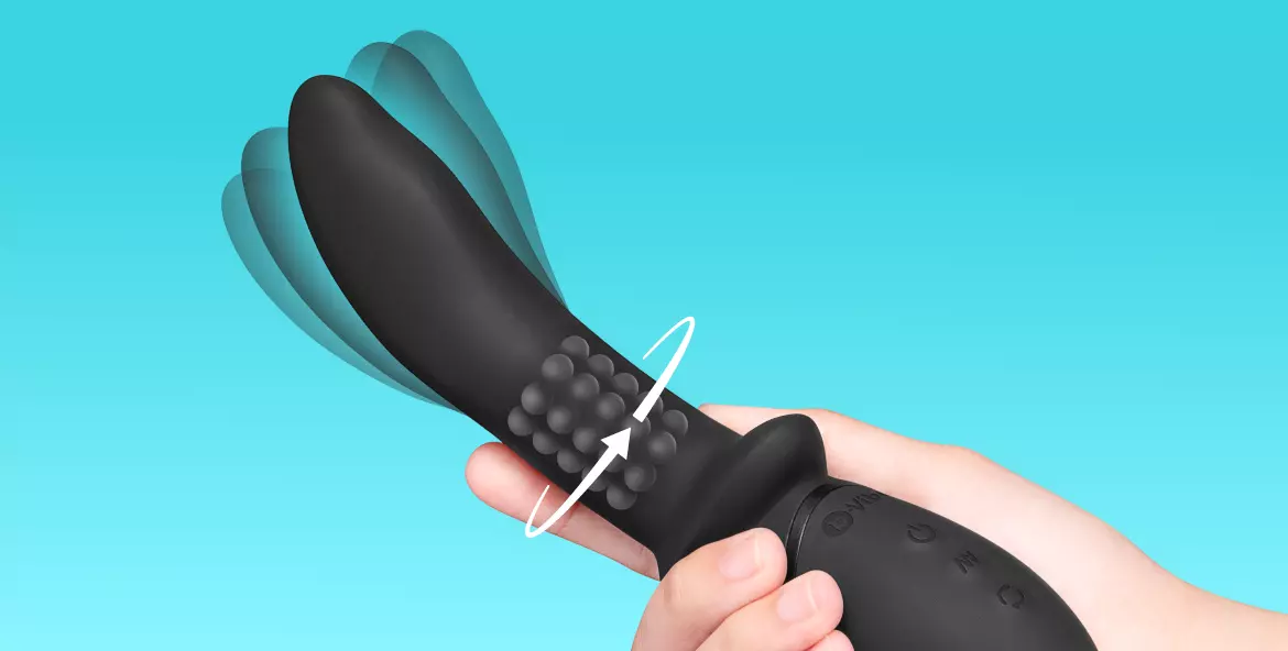 Powerful Rotating Head & Internal Rotating Beads