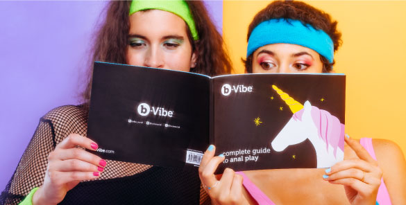 This b-Vibe Anal Training Kit includes a complete guide to anal play