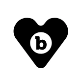 icon Heart-shaped Flared Base